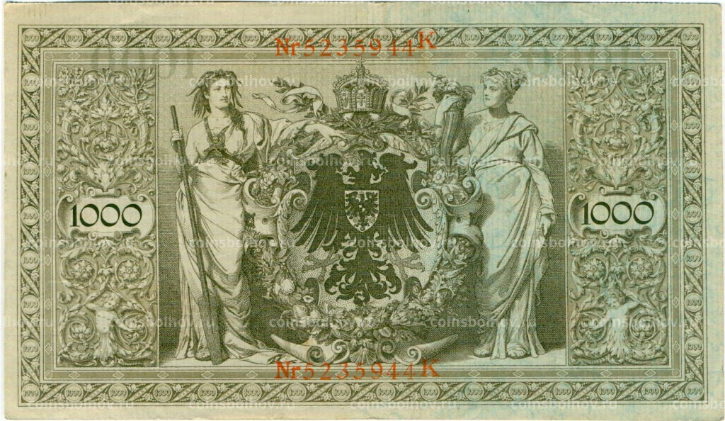 1000 марок 1910 года Германия
