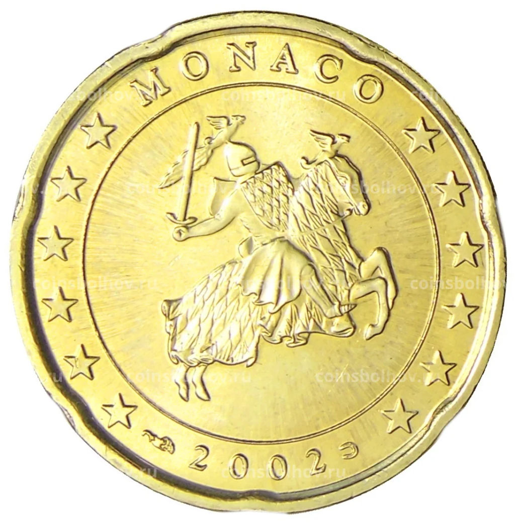 20 евроцентов 2002 года Монако