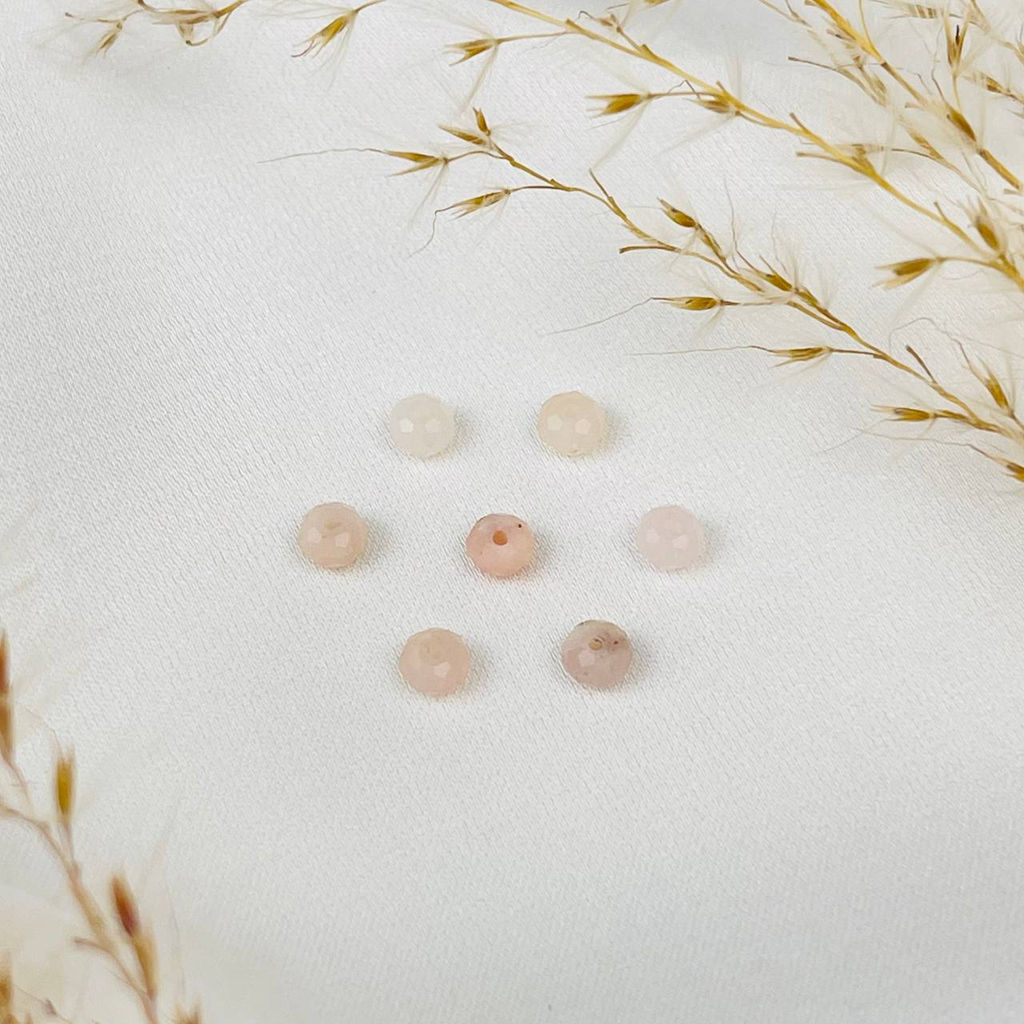 Бусины для украшений из розового Опала (10 шт)