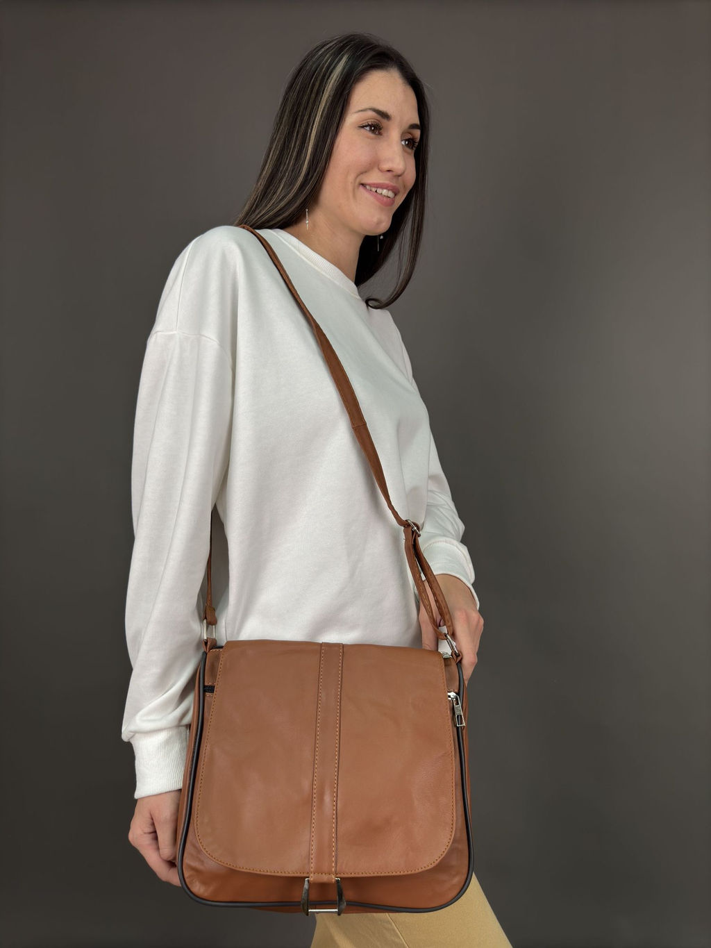 Сумка женская из телячьей кожи