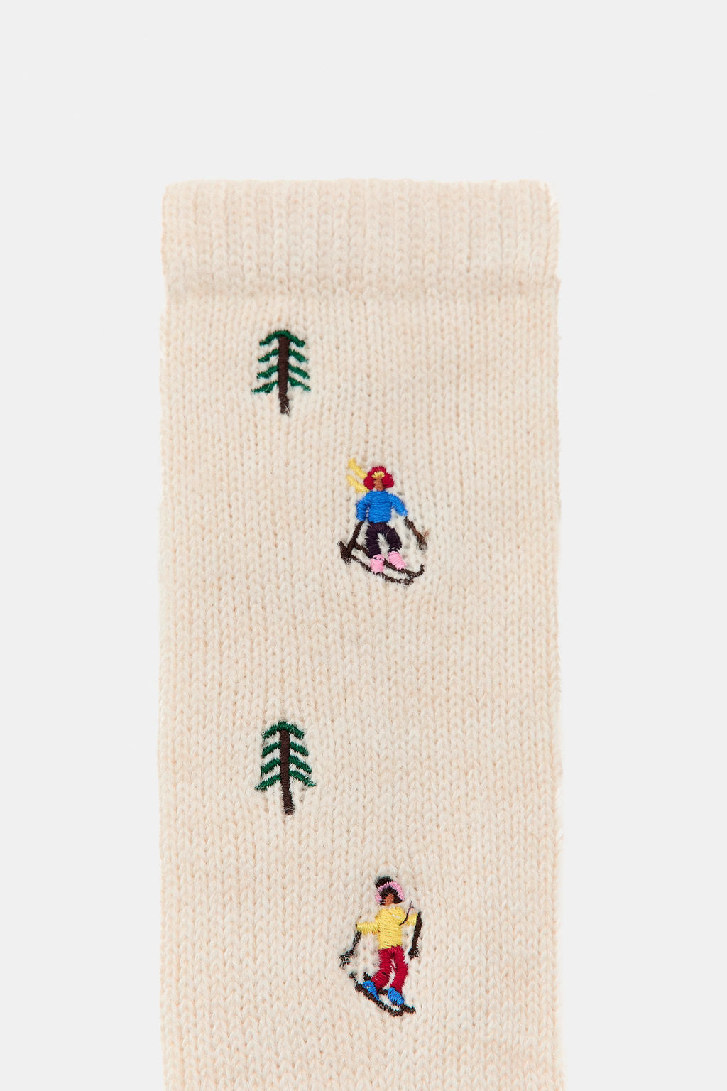 EMBROIDERED TALL SOCKS - Zara фото 3