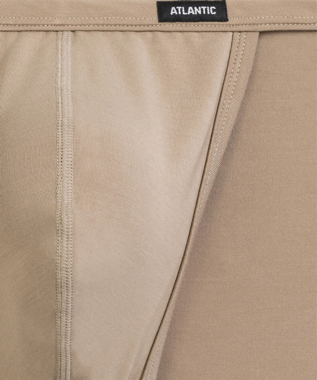 ATLANTIC MP-1587 Трусы танга Micromodal бежевый  фото 4
