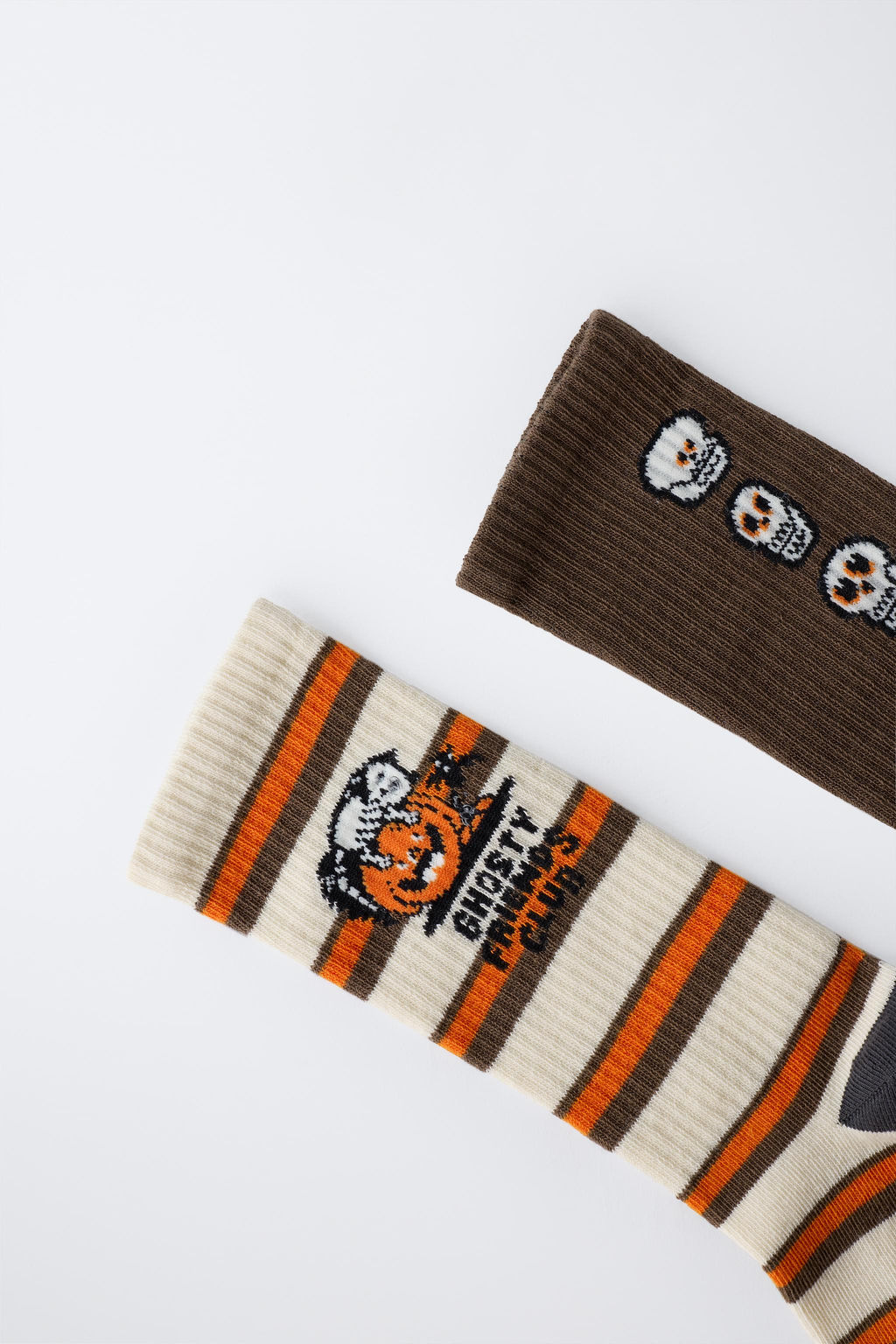 2-PACK OF STRIPED PUMPKIN SOCKS - Zara фото 3