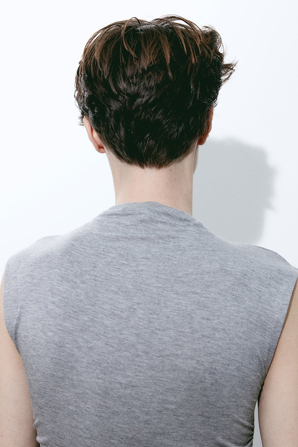 Top cropped con cuello perkins - H&m фото 2