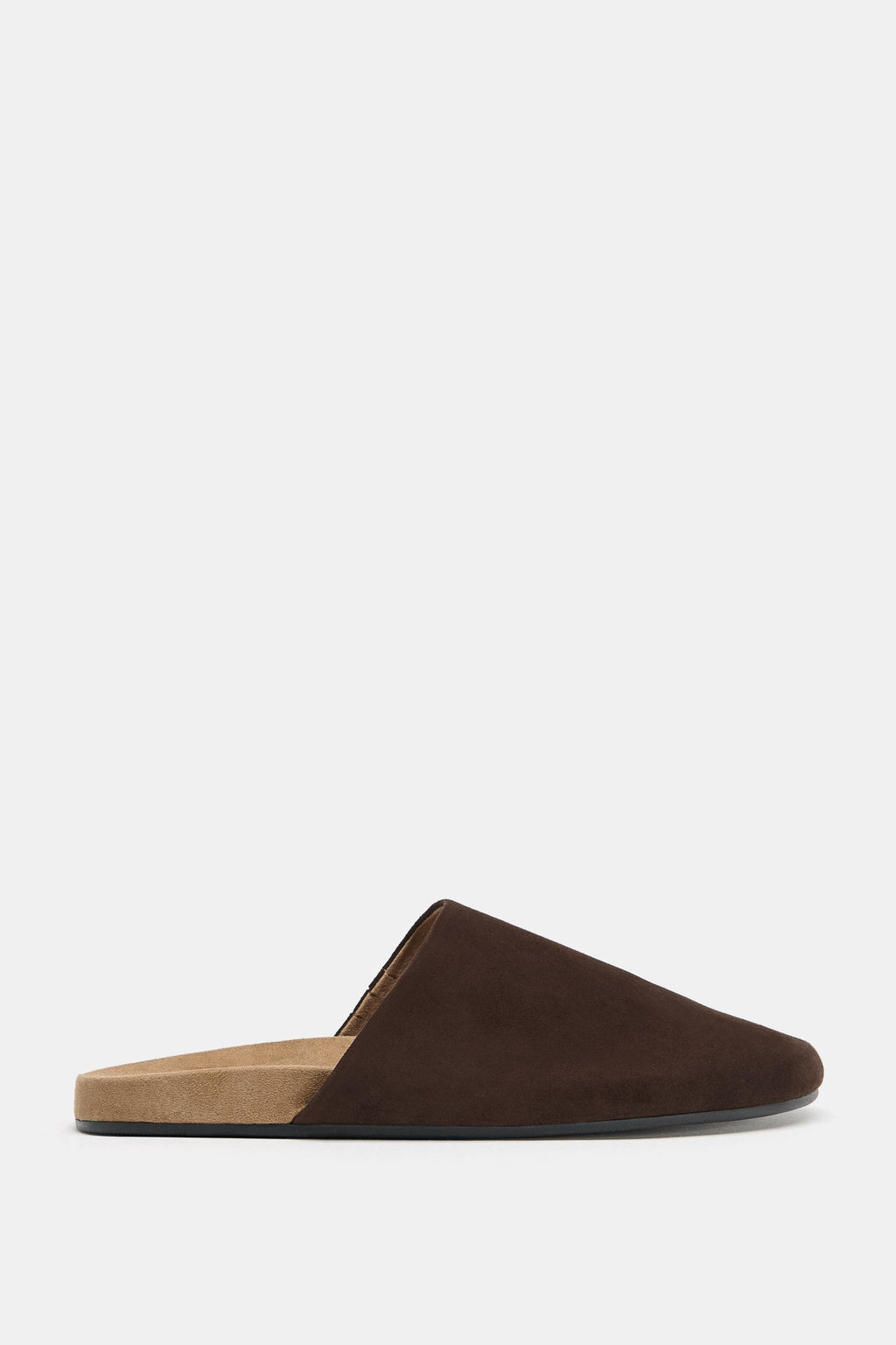 MULE PIEL PLANO / Marr?n Chocolate - Zara фото 2