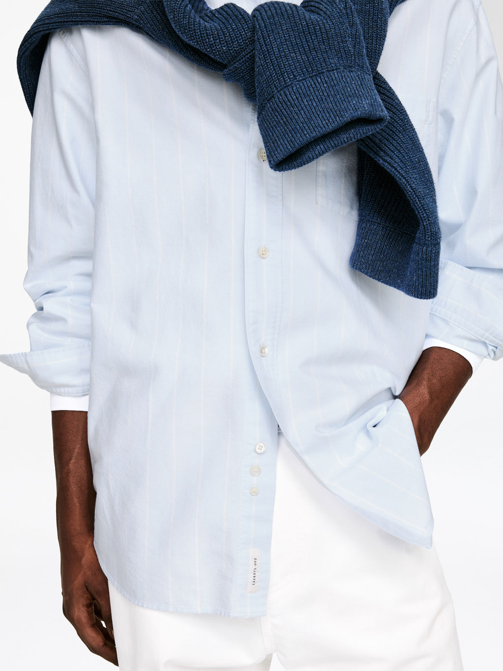 Camisa Oxford oversize - H&m фото 9