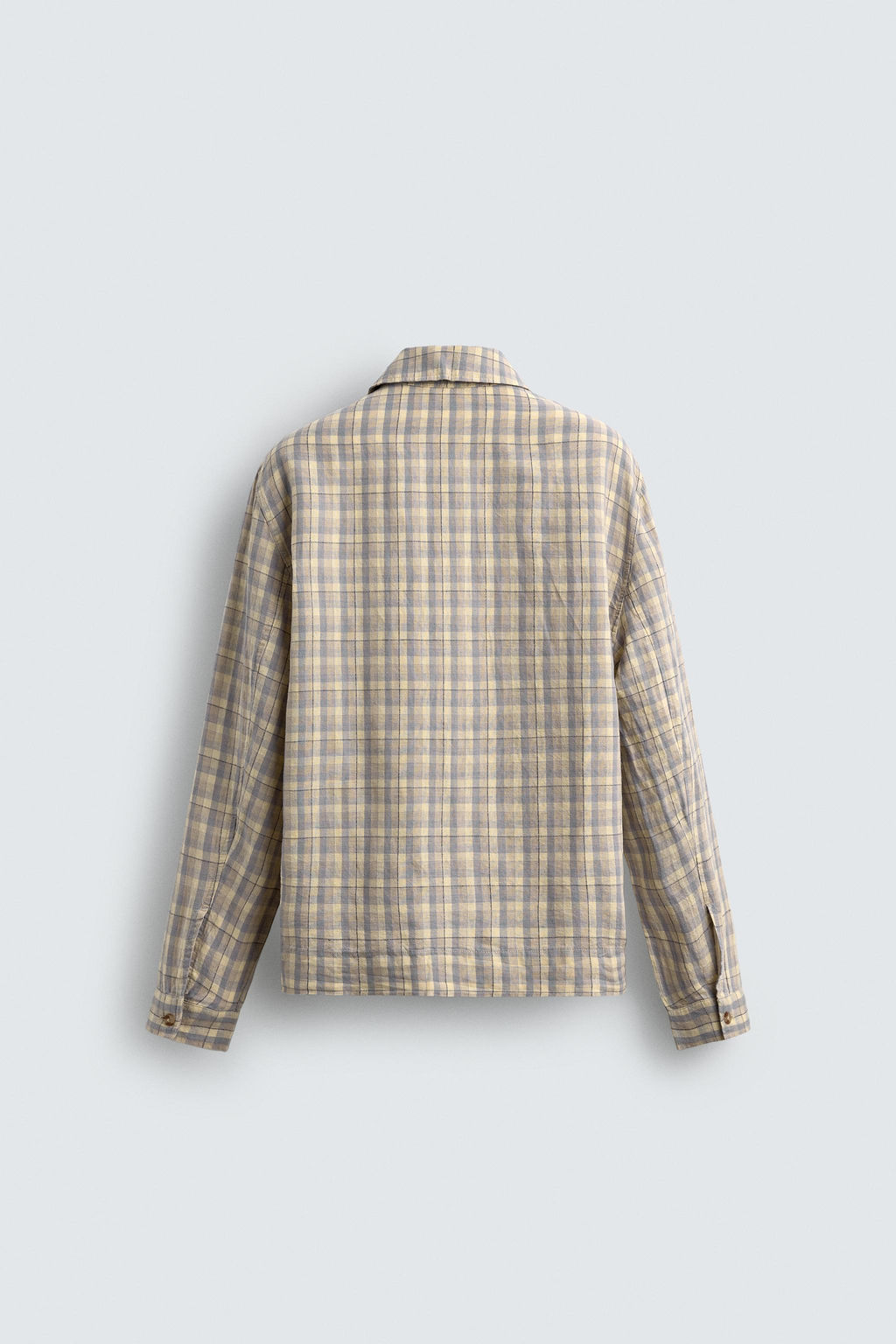 TEXTURED CHECK SHIRT - Zara фото 8