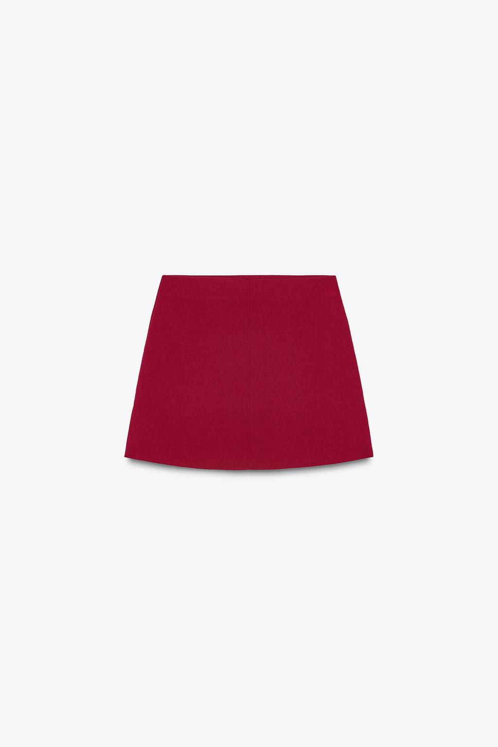PLAIN KNIT MINI SKIRT - Zara фото 2