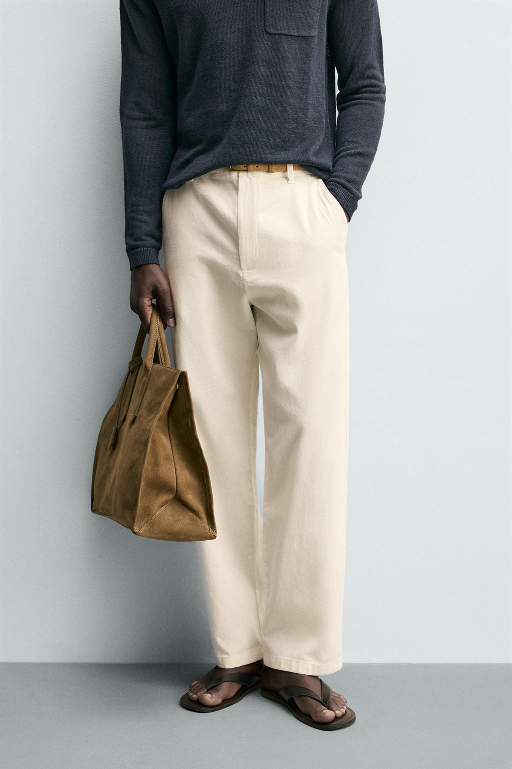 PANTAL?N CHINO RELAXED FIT / Crudo - Zara фото 2
