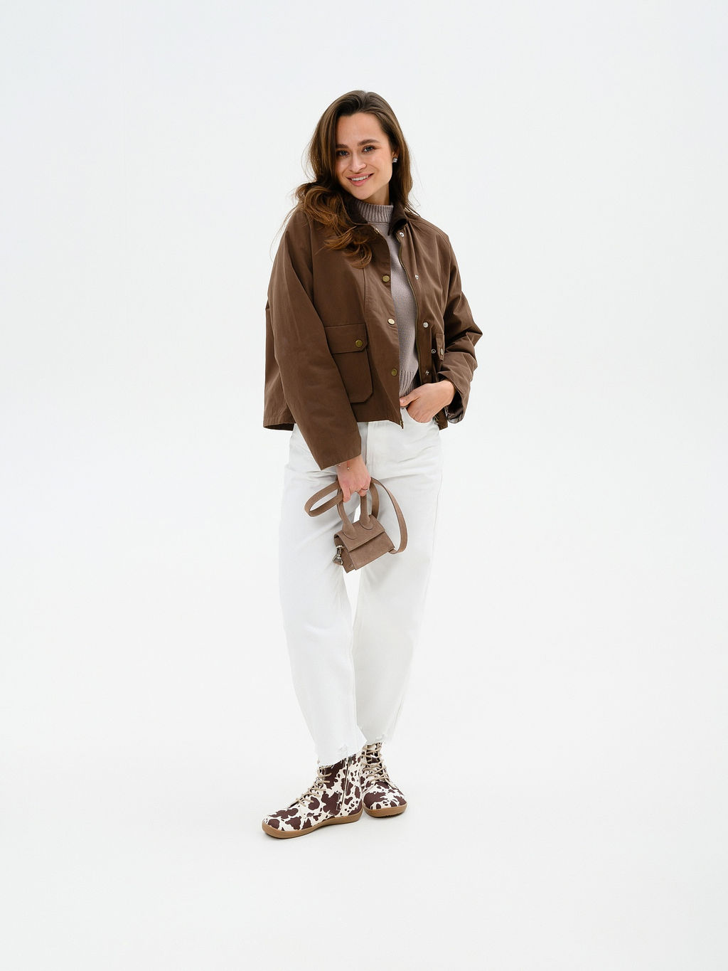 Босоногие ботинки 351.NATAbr.Шоколадные облака/Байка