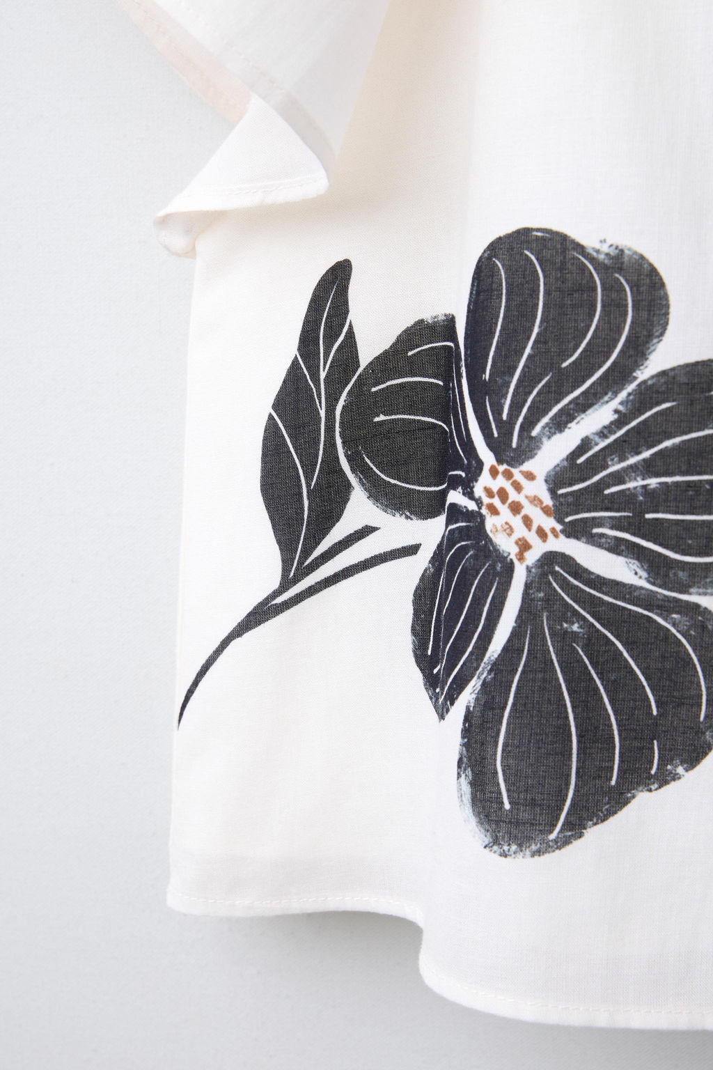 FLORAL PRINT BLOUSE - Zara фото 4