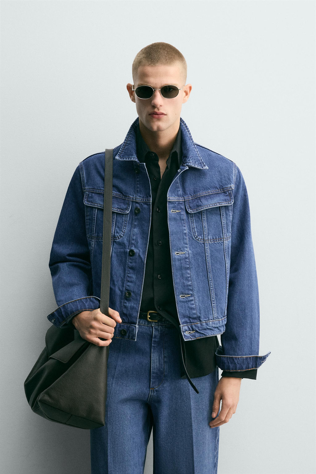 CAZADORA DENIM RELAXED FIT / Azul - Zara фото 2