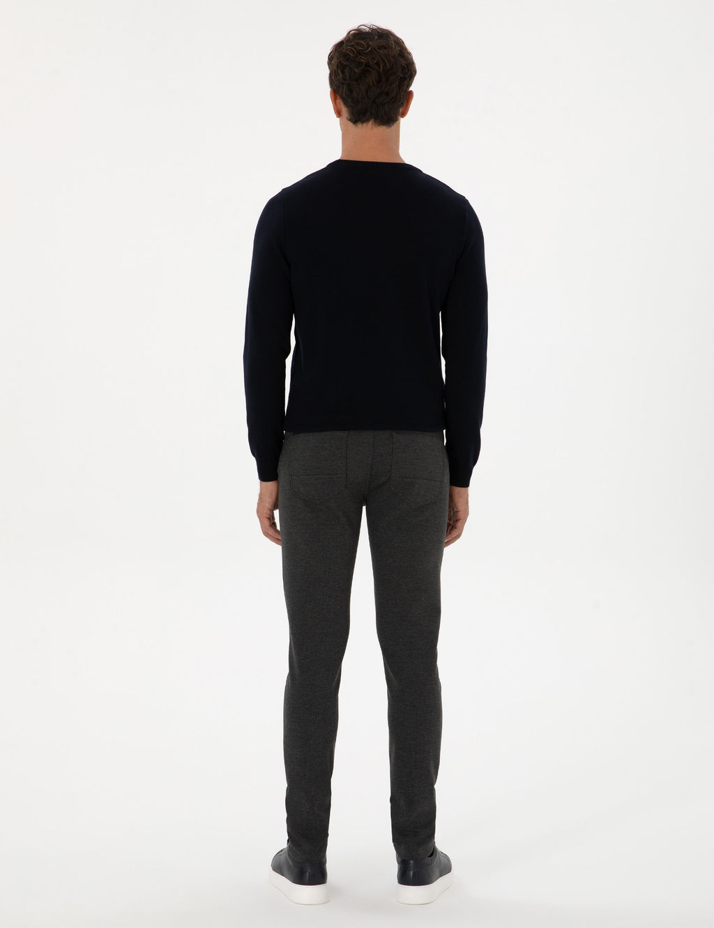 Antrasit Slim Fit Kanvas Pantolon - Pierre cardin фото 4