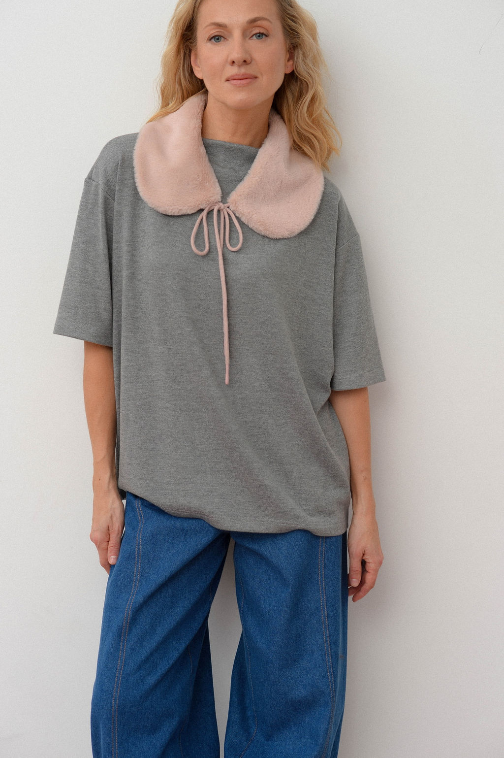 Воротник из итальянского экомеха