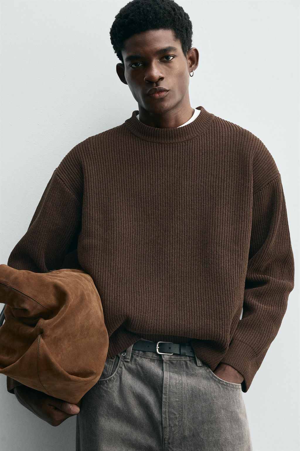 TEXTURED CHENILLE SWEATER - Zara фото 5