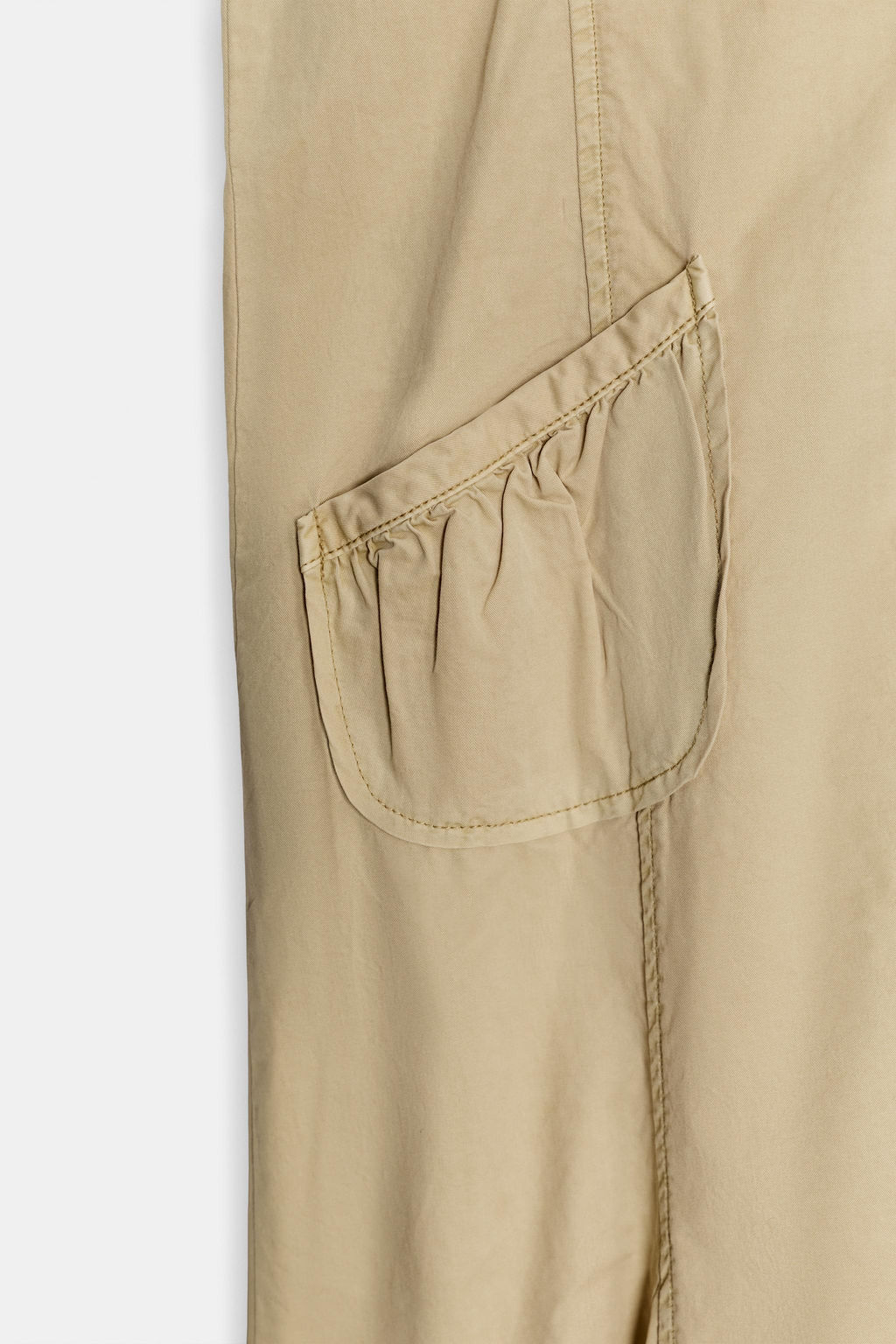 VESTIDO MIDI GABARDINA / Aceite - Zara фото 6