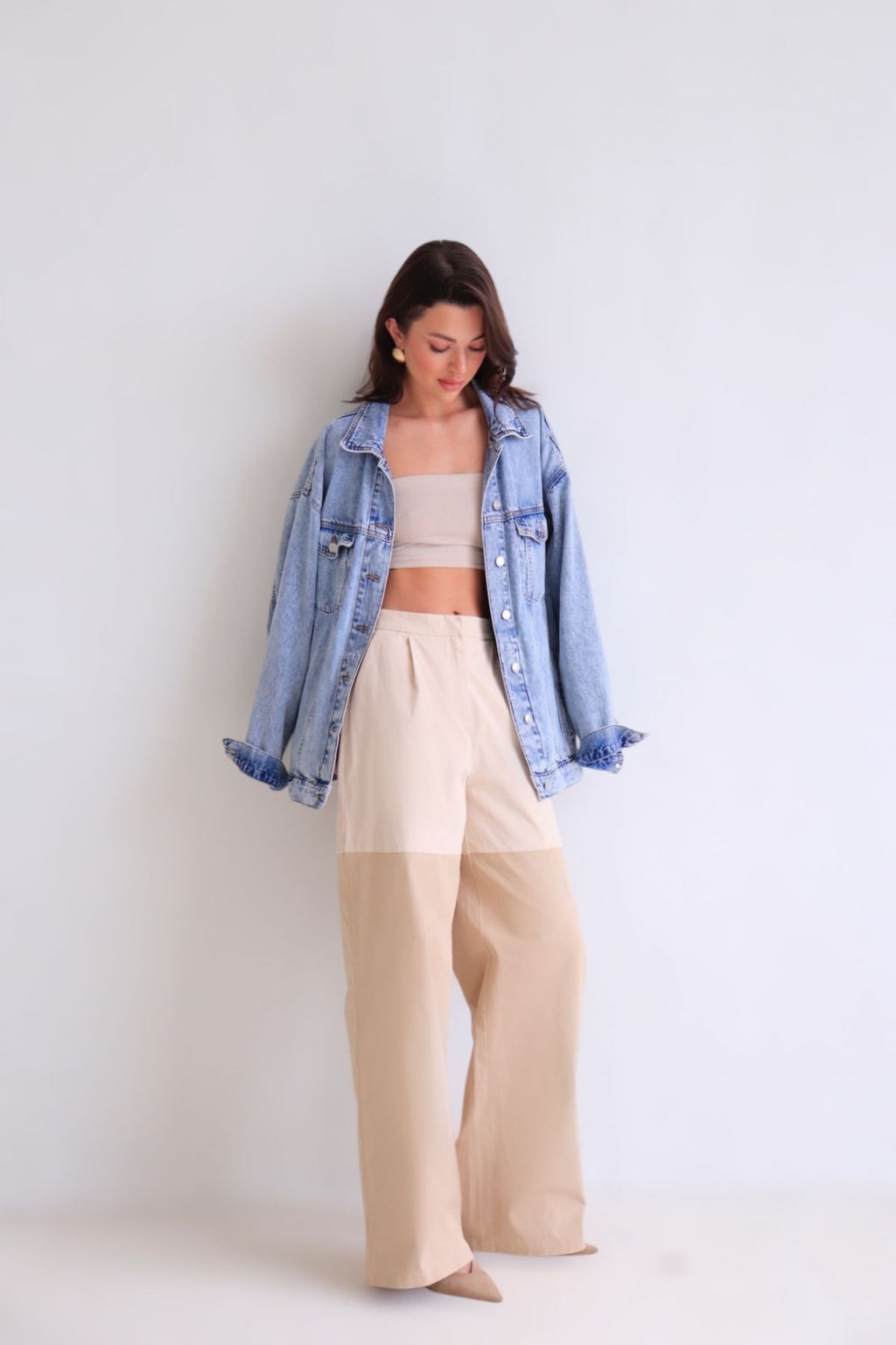 Брюки бежевые - Martichelli фото 34