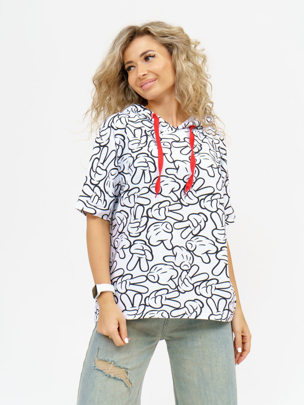 940 Футболка "Белый/микки"