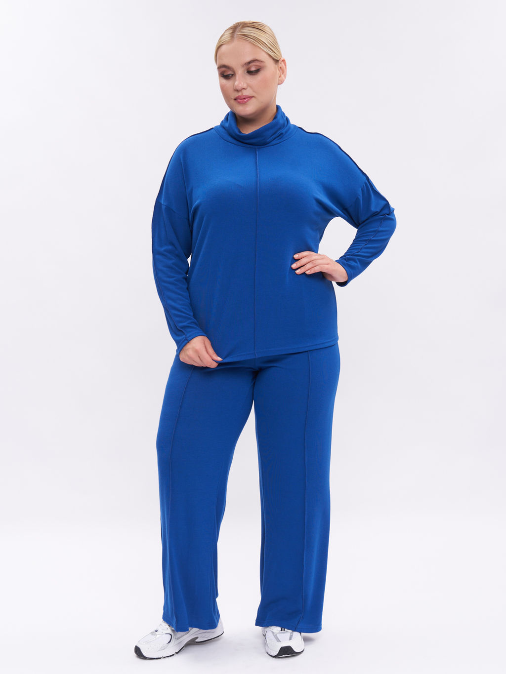 Водолазка со швами наружу ZVD45075BLU08 - Артесса фото 3