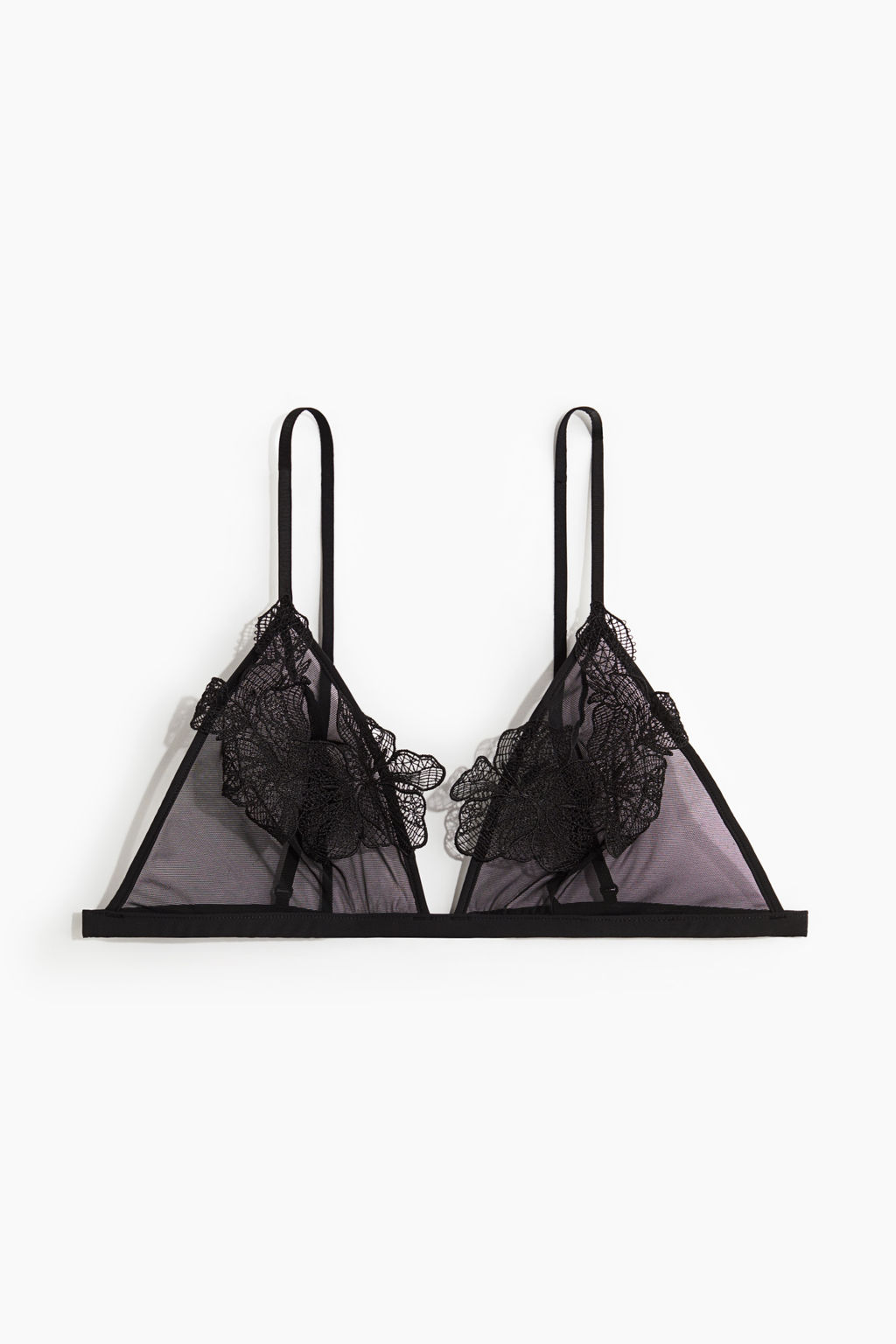 Soft embroidered bra - H&m фото 7