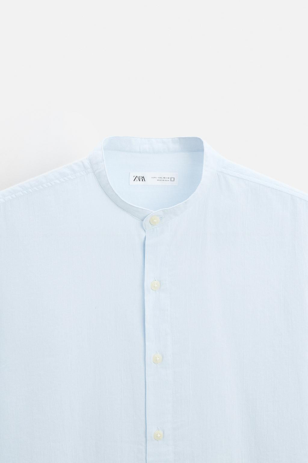 CREASED-EFFECT SHIRT - Zara фото 14