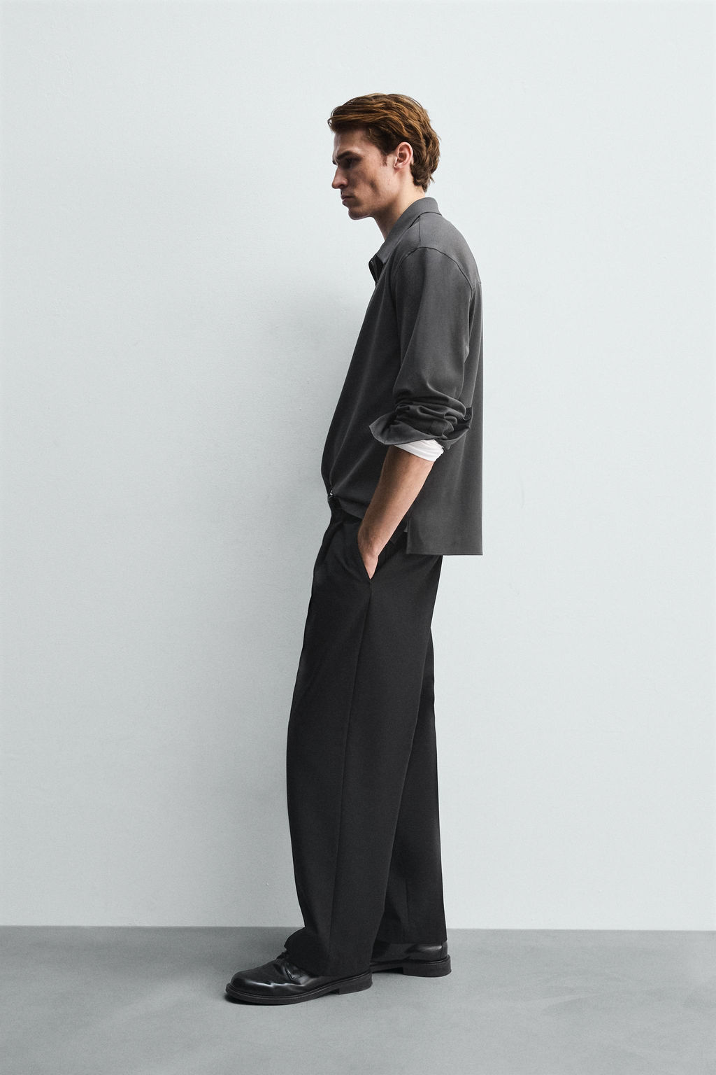 VISCOSE POLO SHIRT - Zara фото 4