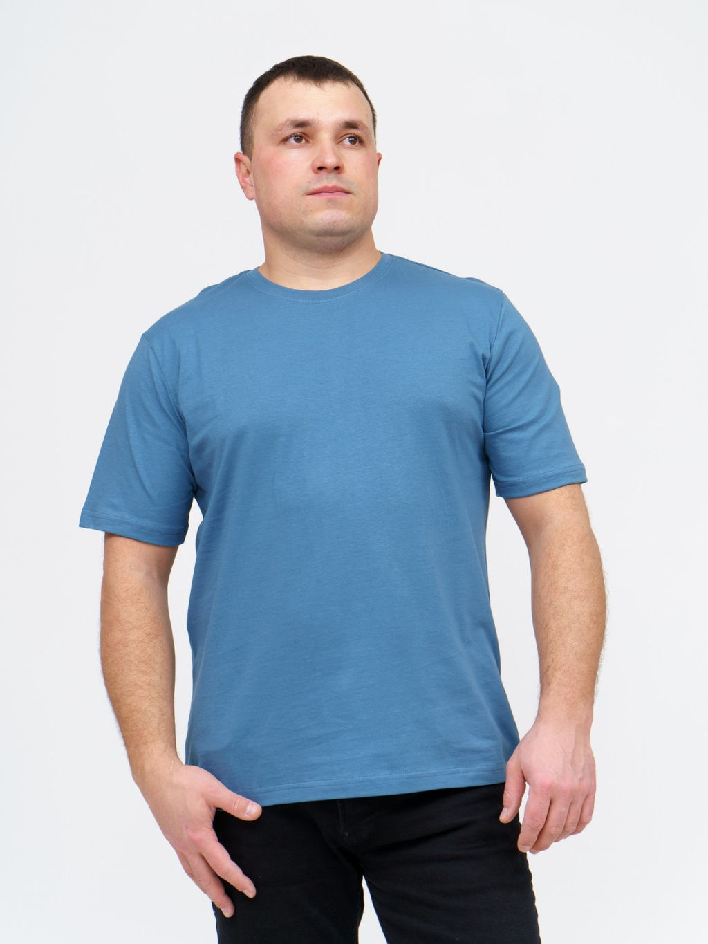 Футболка мужская арт.М5003 индиго