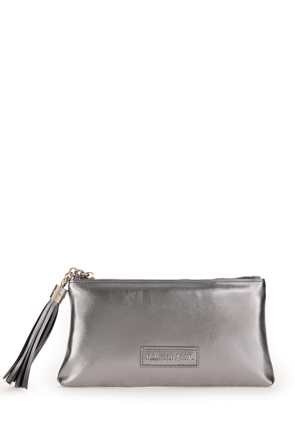 Женская серая блестящая сумочка Неожиданная скидка в корзине - U.s. polo assn фото 3