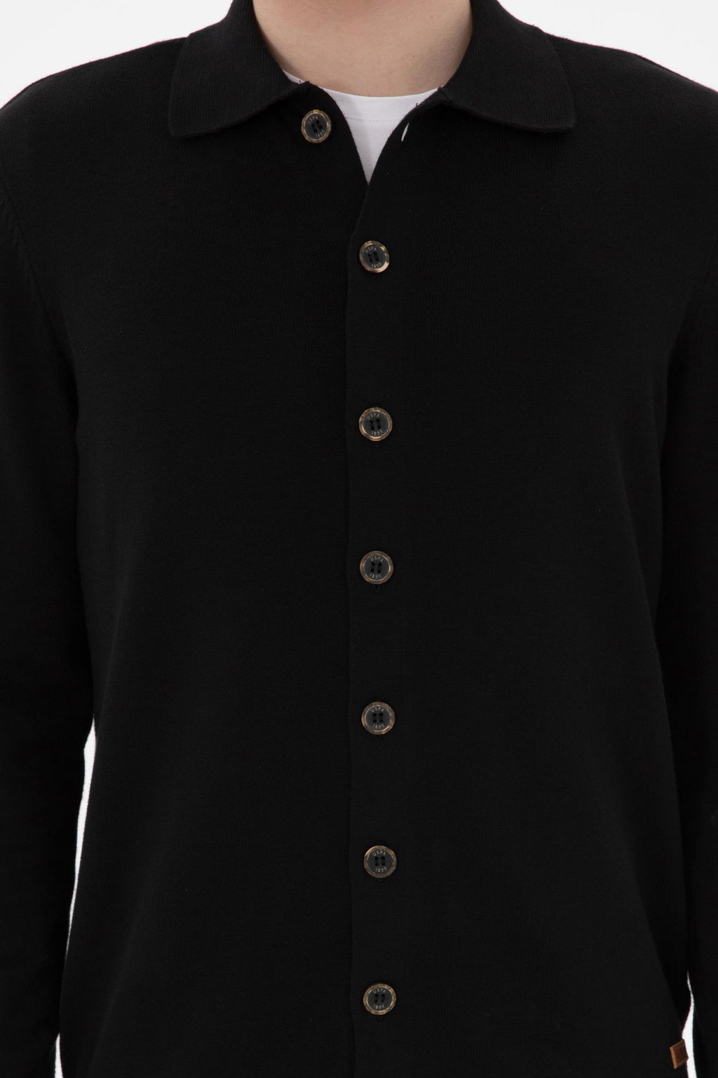 Мужской черный базовый трикотаж кардиган Неожиданная скидка в корзине - U.s. polo assn фото 13