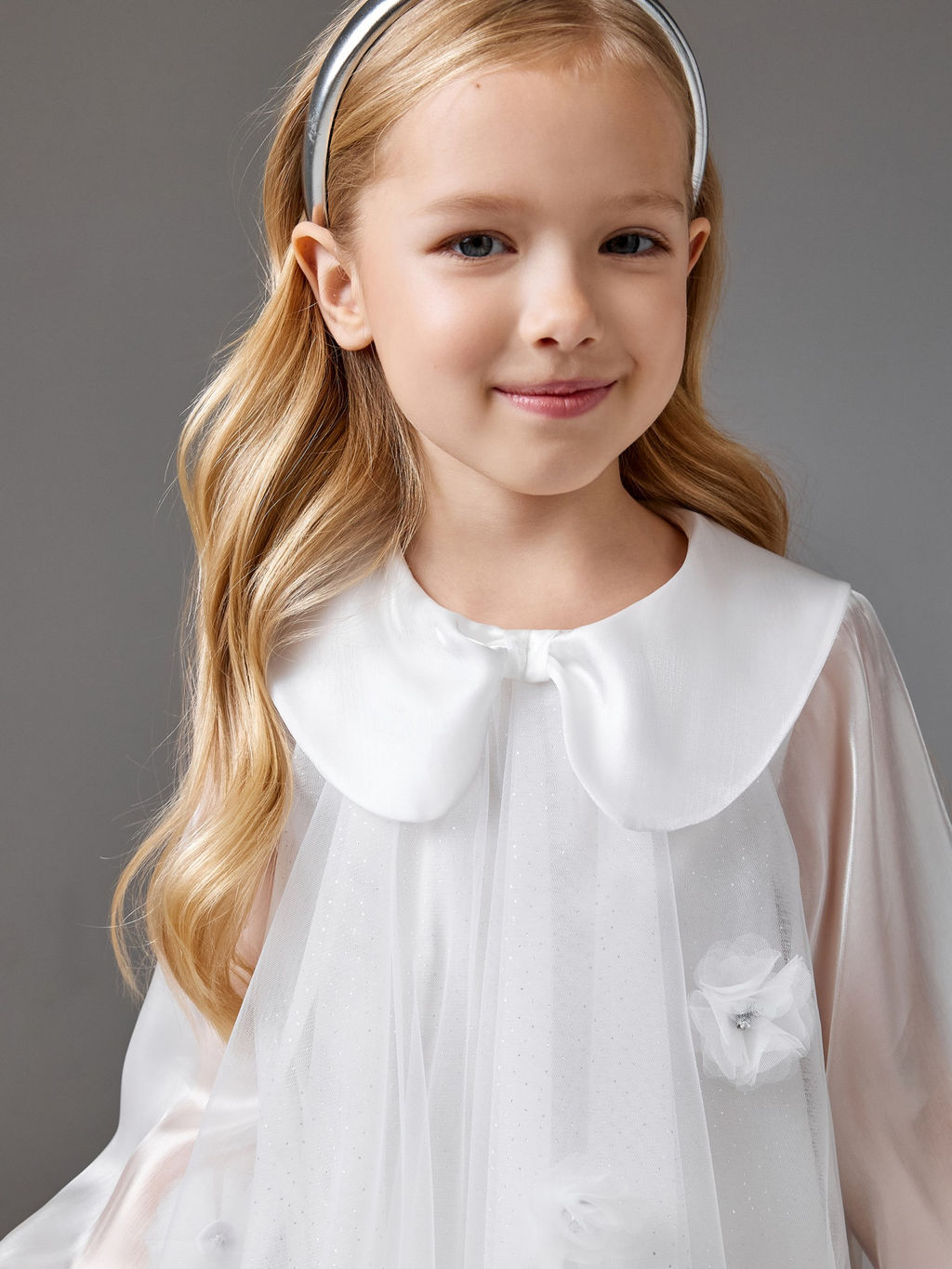 ACOOLA / Платье детское для девочек Eleya молочный  фото 4