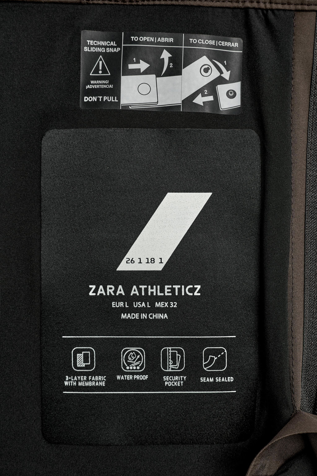 RECCO® WATERPROOF PADDED SHELL SKI TROUSERS - Zara фото 29