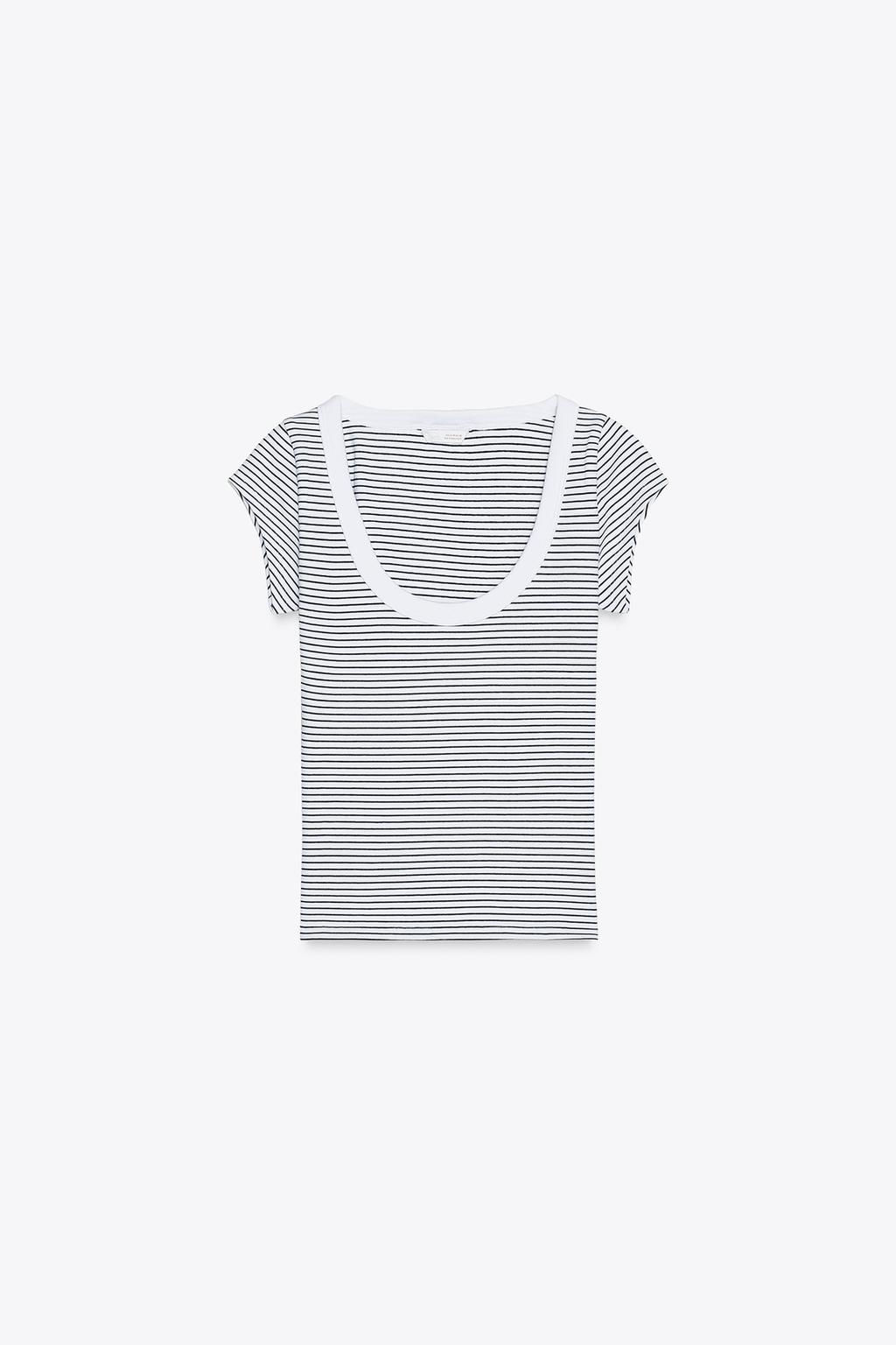 ROUND NECK T-SHIRT - Zara фото 25