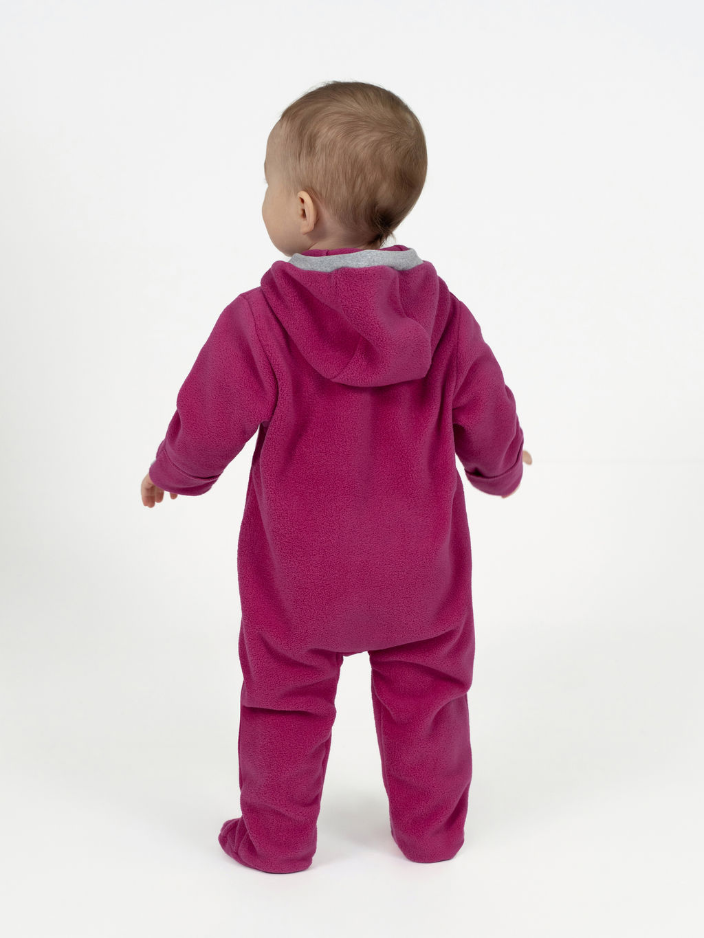 Комбинезон ясельный флисовый фуксия - Утенок фото 20