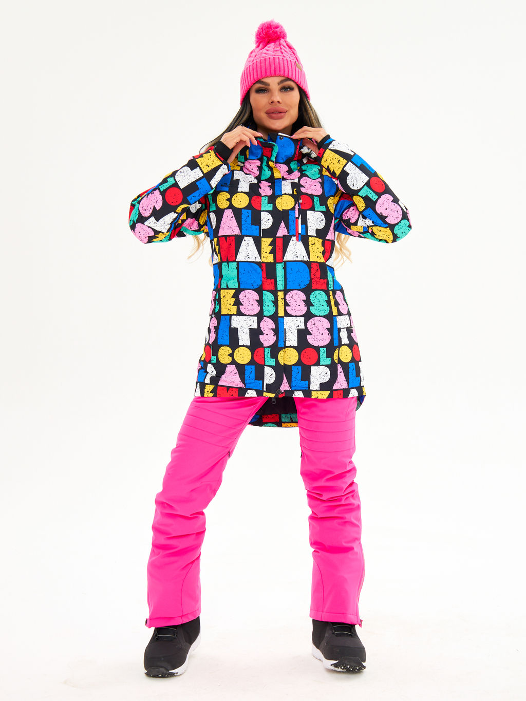 Женская горнолыжная сноубордическая куртка Alpha Endless Ultra Chaleur SNB 423/316_7 Разноцветный  фото 23