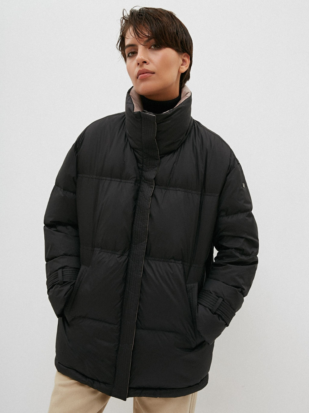 Conso/WDM 210515 - nero Пуховое Пальто  фото 5