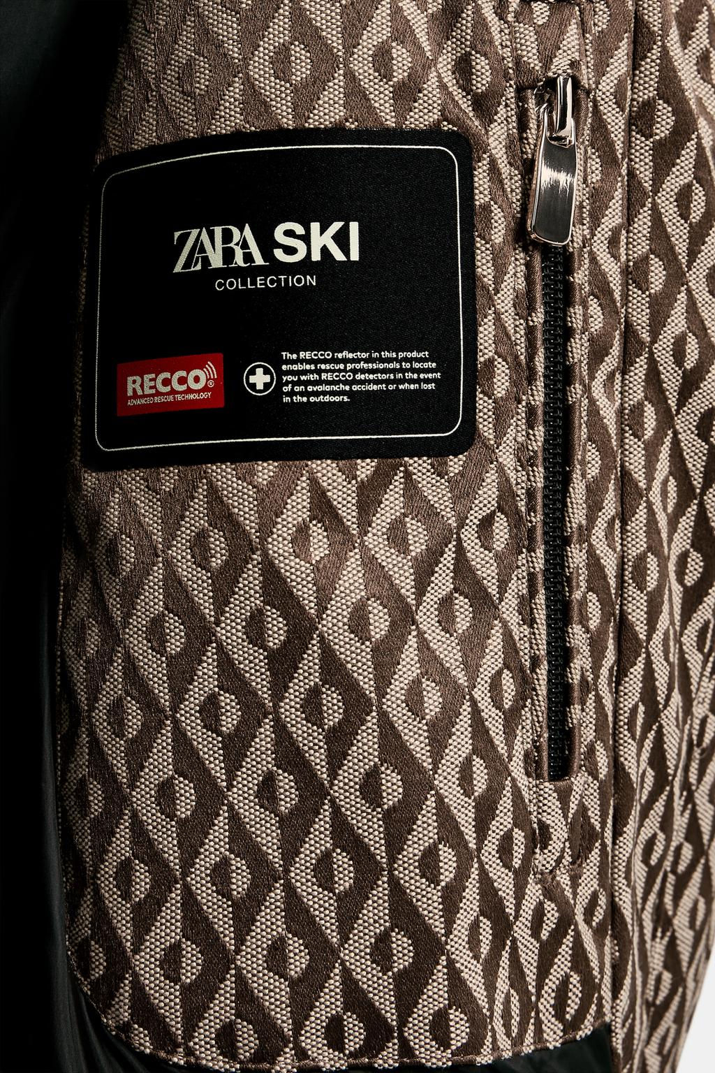 WATER-RESISTANT WINDPROOF DOWN JACKET RECCO® TECHNOLOGY SKI COLLECTION, CHARACTERISTICS - Zara фото 12