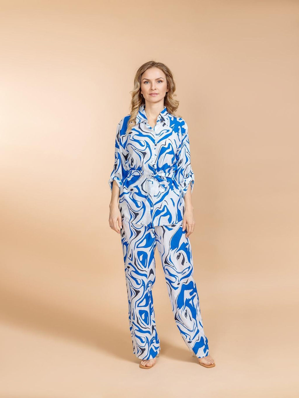 Брючный костюм (вискоза) №25-466-5 (Лето 2025)