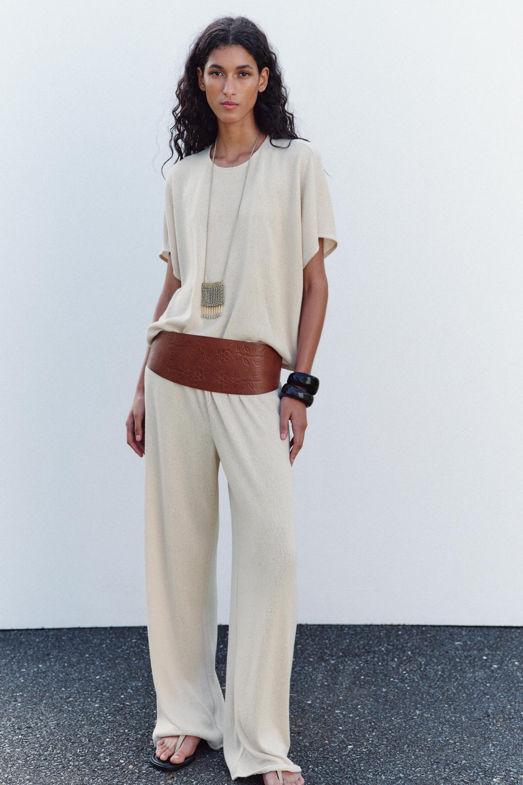 RUSTIC STRAIGHT-LEG TROUSERS