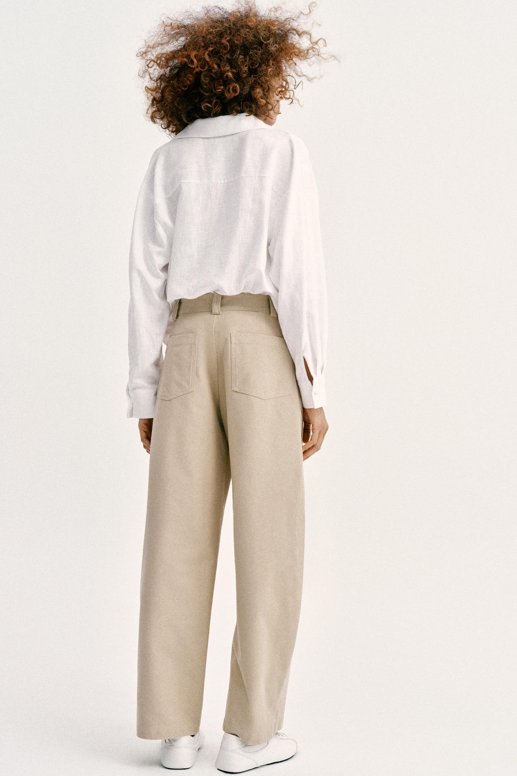 PANTAL?N BARREL / Tostado - Zara фото 6