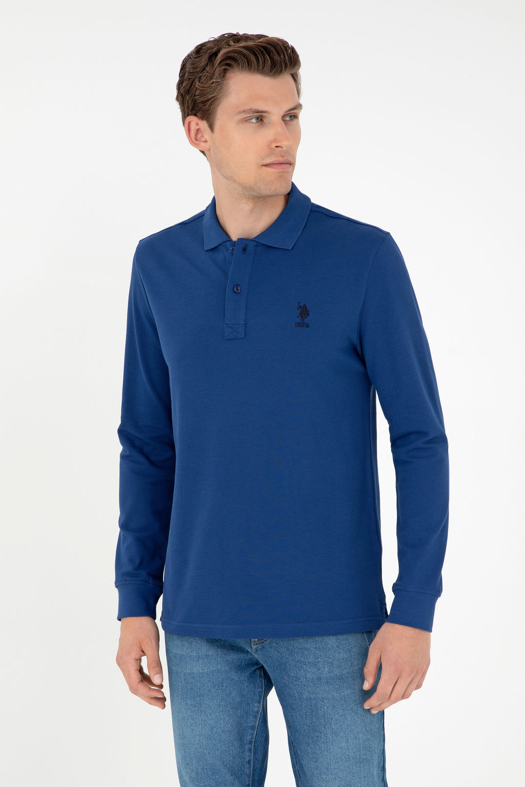 Мужской базовый свитшот цвета индиго Неожиданная скидка в корзине - U.s. polo assn фото 8