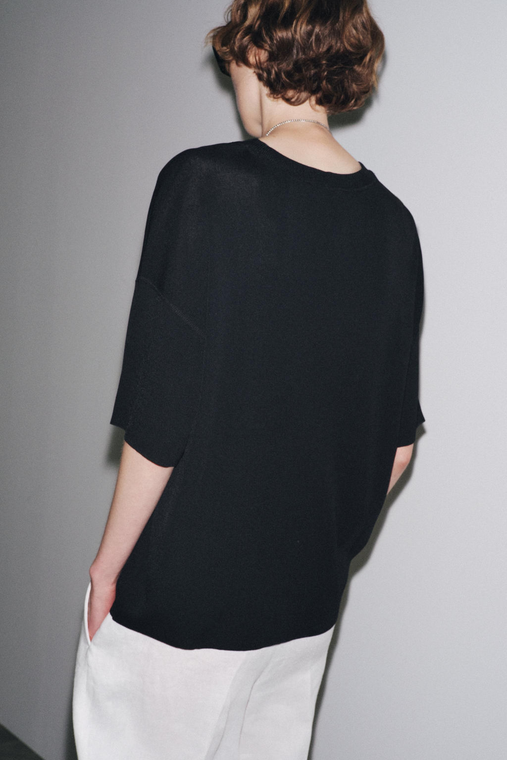 OVERSIZE PLAIN KNIT TOP - Zara фото 3