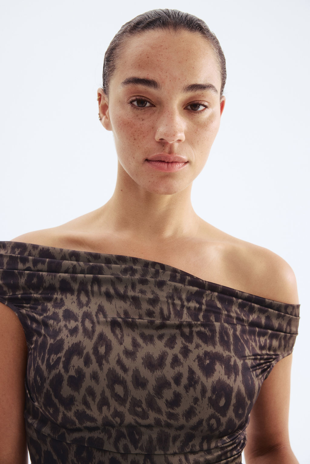 Top off-the-shoulder drapeado - H&m фото 2