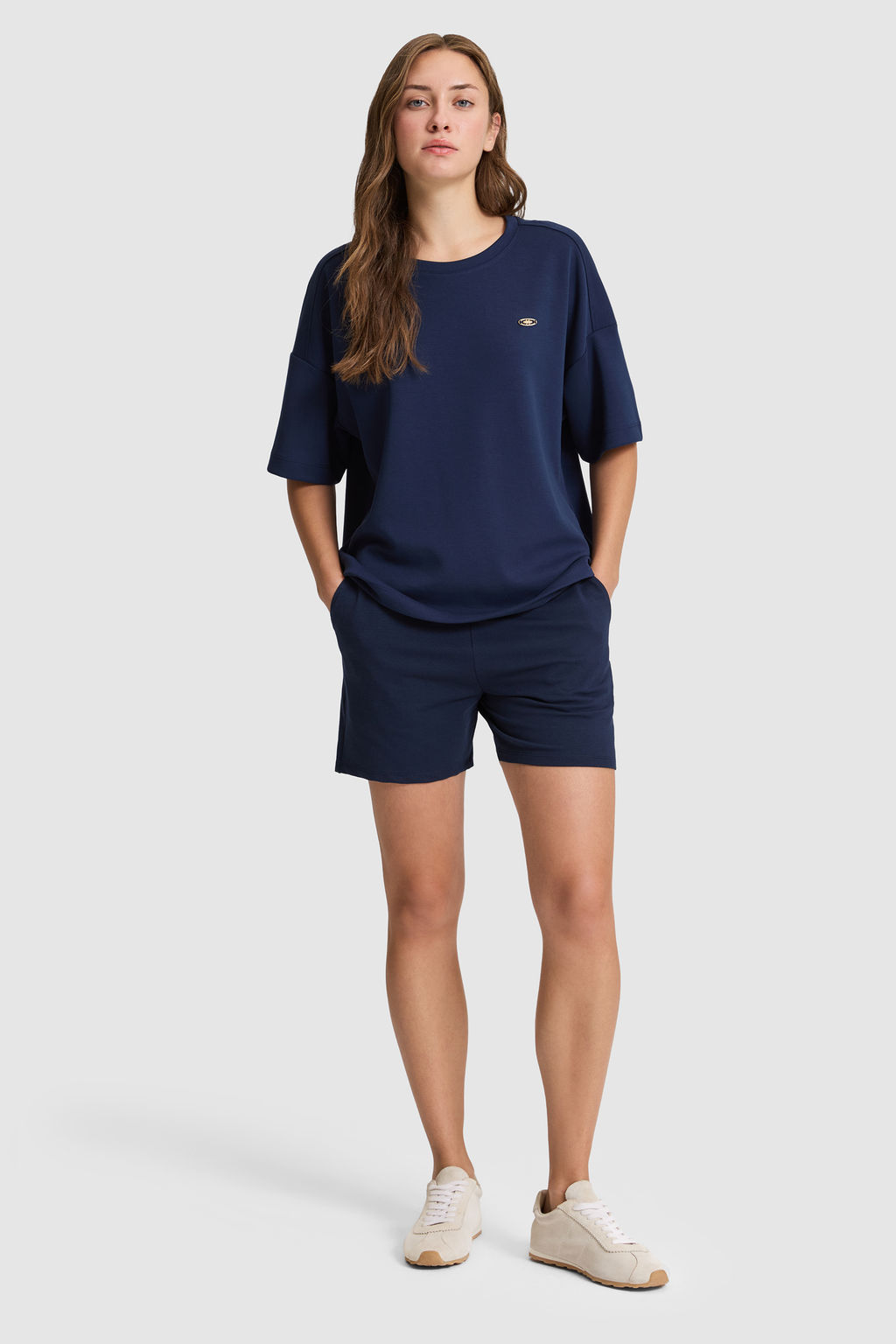 Kad_n Lacivert Bisiklet Yaka Ti__rt - U.s. polo assn фото 4
