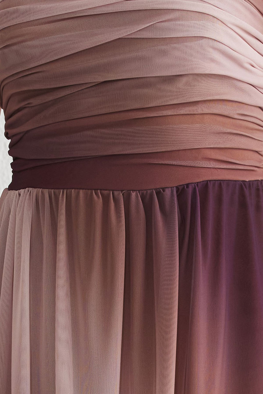 TRENDYOLMILLA Cok Renkli A-Kesim Drape Detayl? Tul Orme Uzun S?k Abiye Elbise TPRSS25AE00054  фото 4