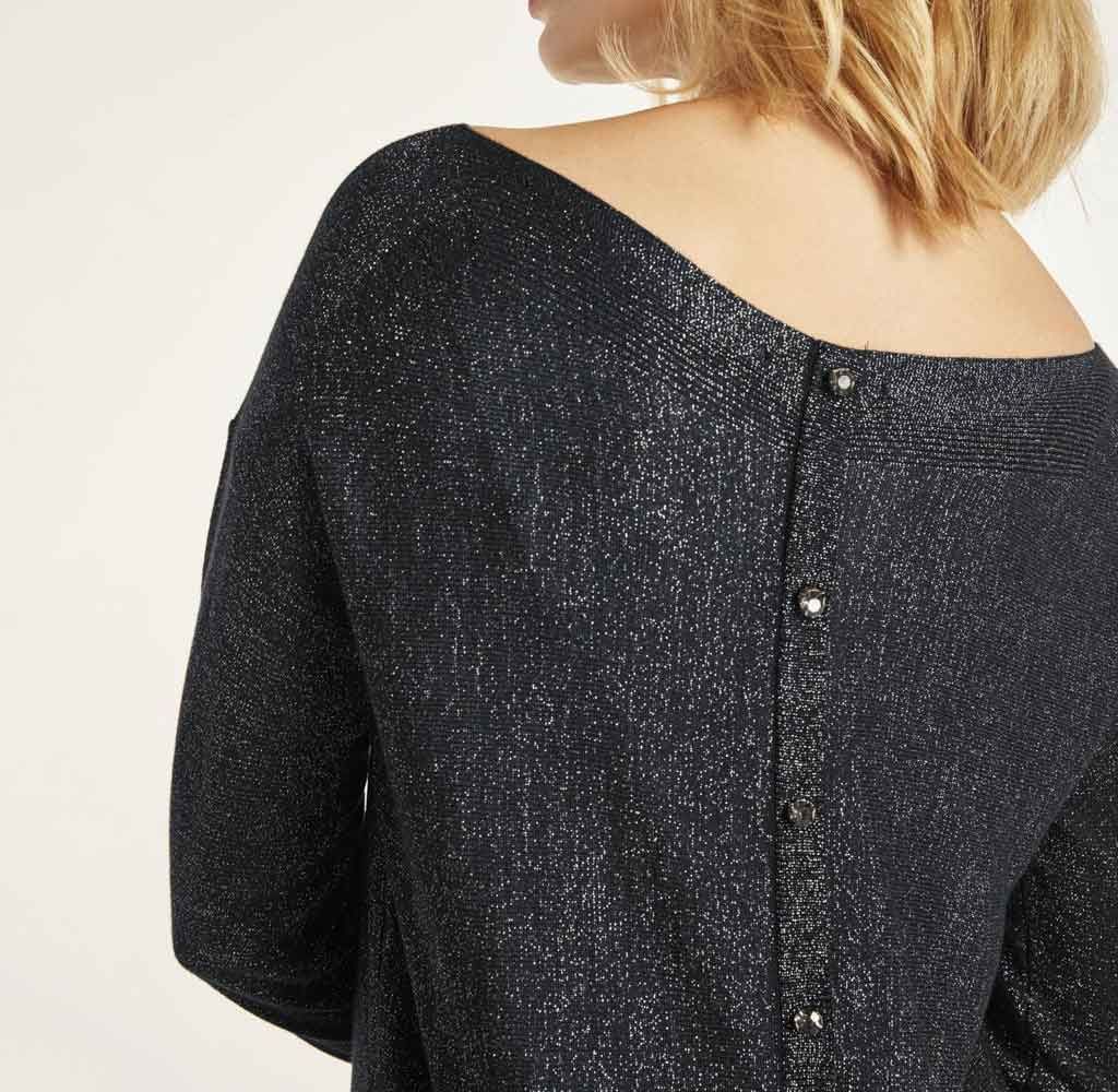 Пуловер, черно-серебристый - Heine фото 5