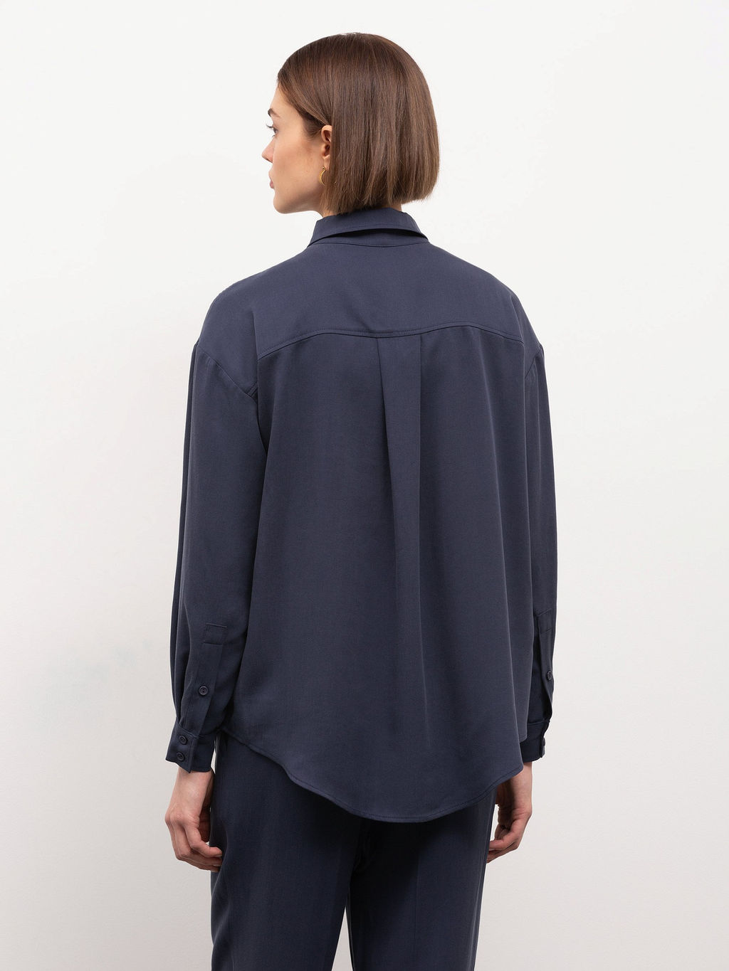 Рубашка однотонная B2693/duia - Emka фото 6