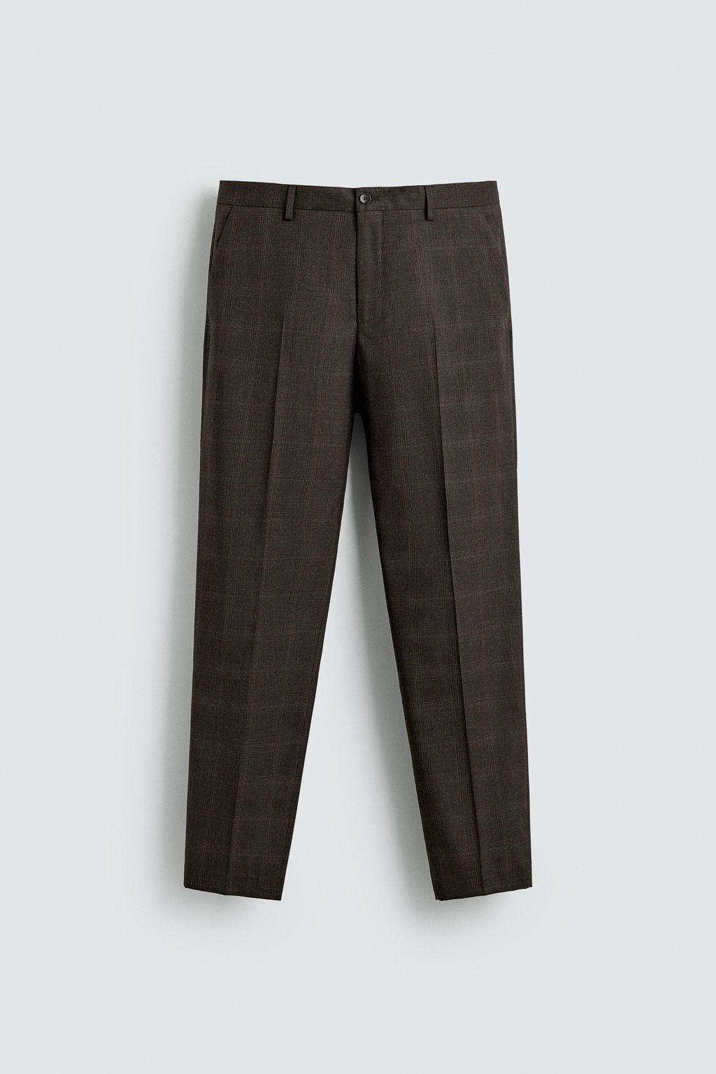 CHECK SUIT TROUSERS - Zara фото 6