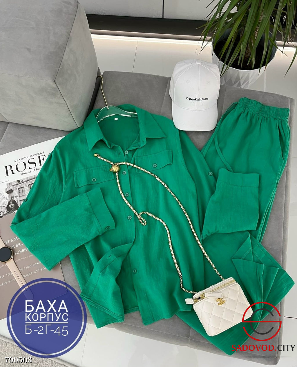 Женский брючный костюм двойка - Bruno фото 8