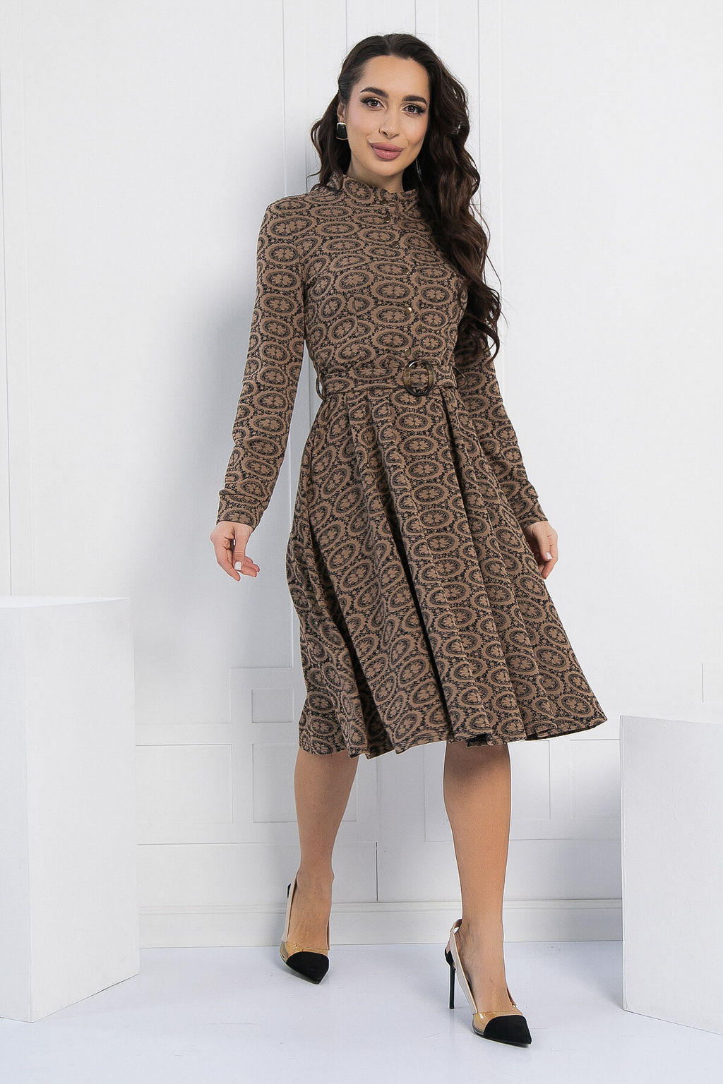 Платье Эсмина (коричневое) П13017-14М - Lt collection фото 9