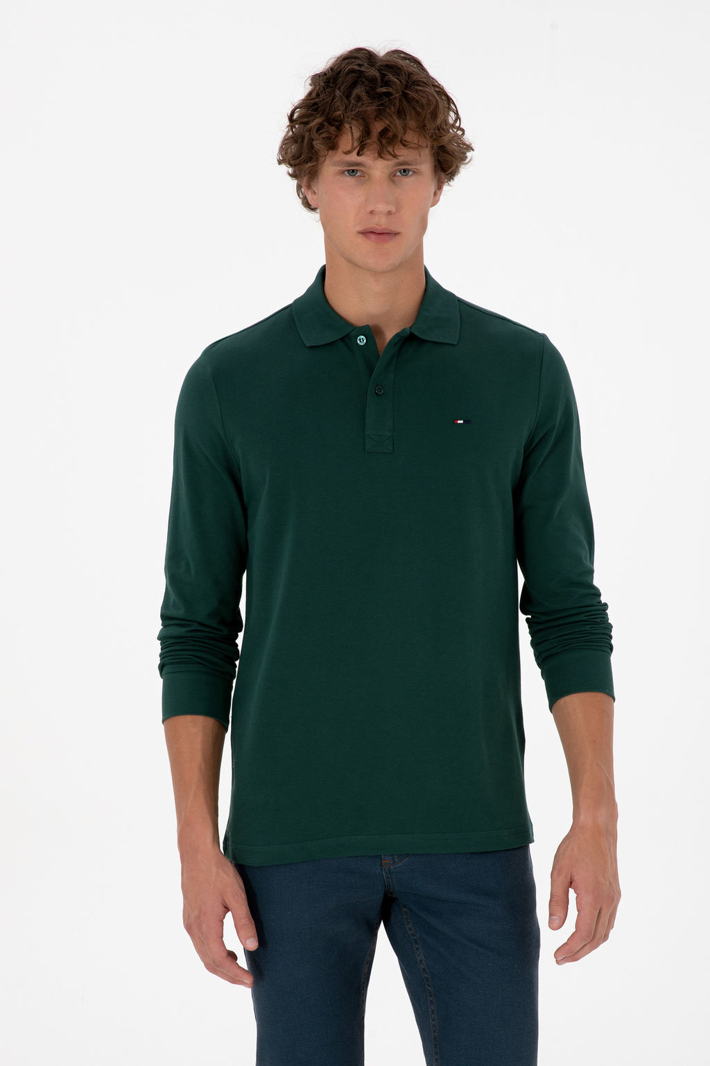 Erkek Koyu Ye_il Basic Sweatshirt Sepette S_rpriz _ndirim - U.s. polo assn фото 8